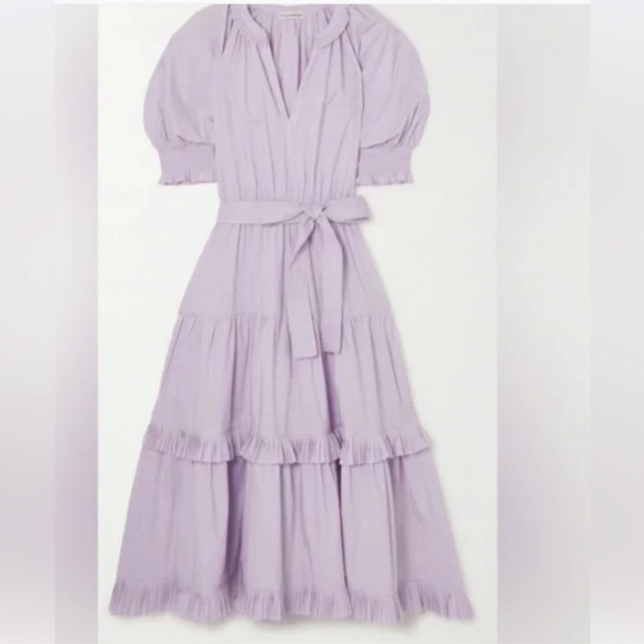 Ulla Johnson Dasha Midi Dress Sz 10 - Picture 4 of 4